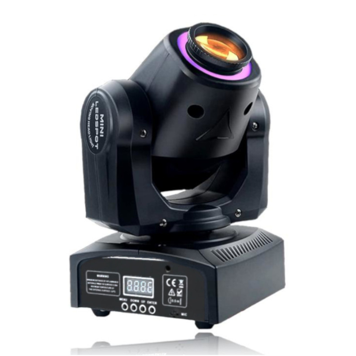 Cabeza Movil Mini Ledspot 30w Halo Dmx Gobos Multicolor