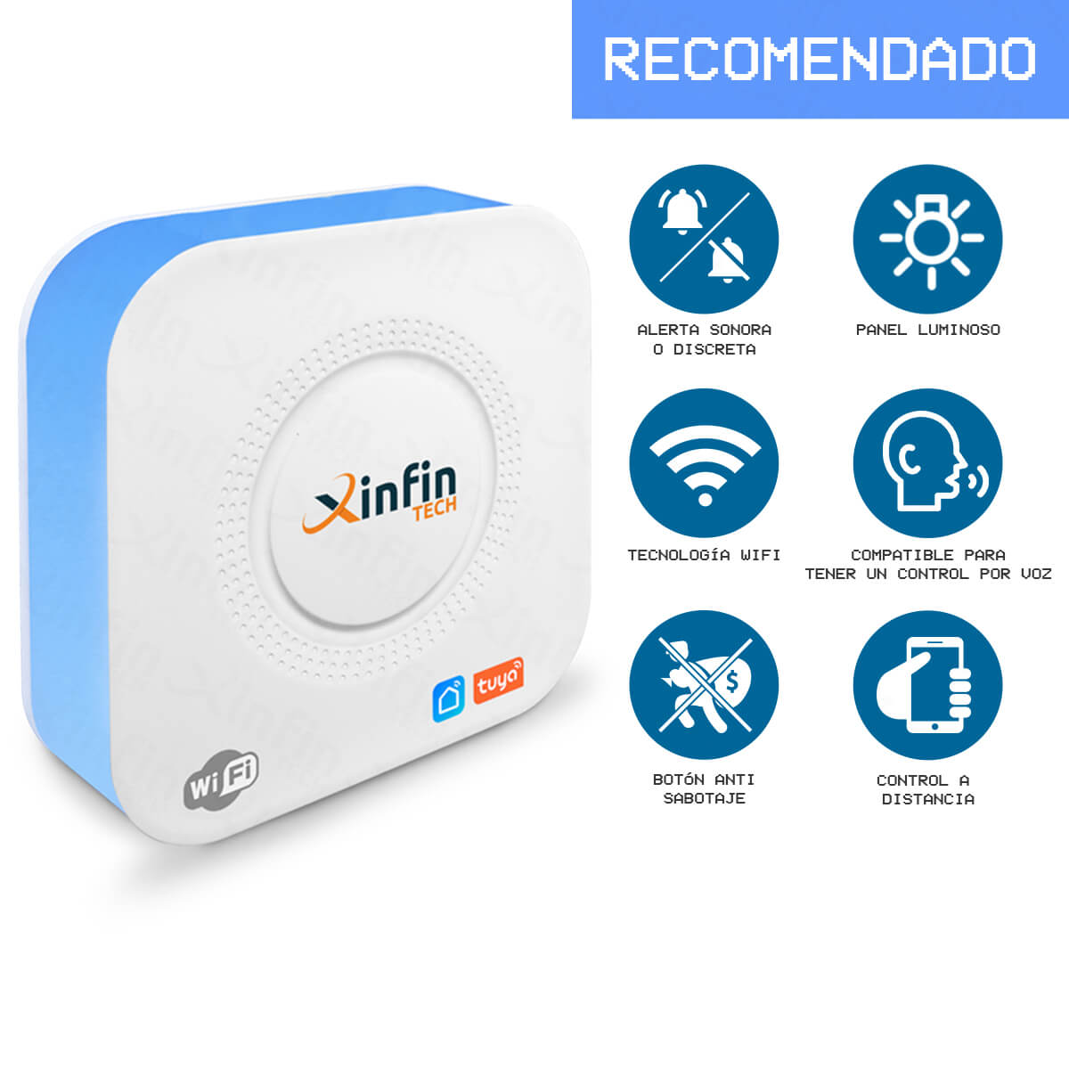 Alarma Wifi Alerta Seguridad App Tuya Smart Casa Kit 11