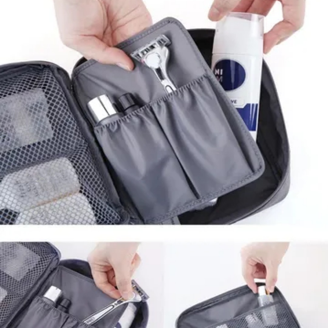 Cosmetiquera Neceser Bolsa Organizadora De Viaje Estuche Bolsa De Cosméticos Portátil A Prueba De Agua Higiene Persona