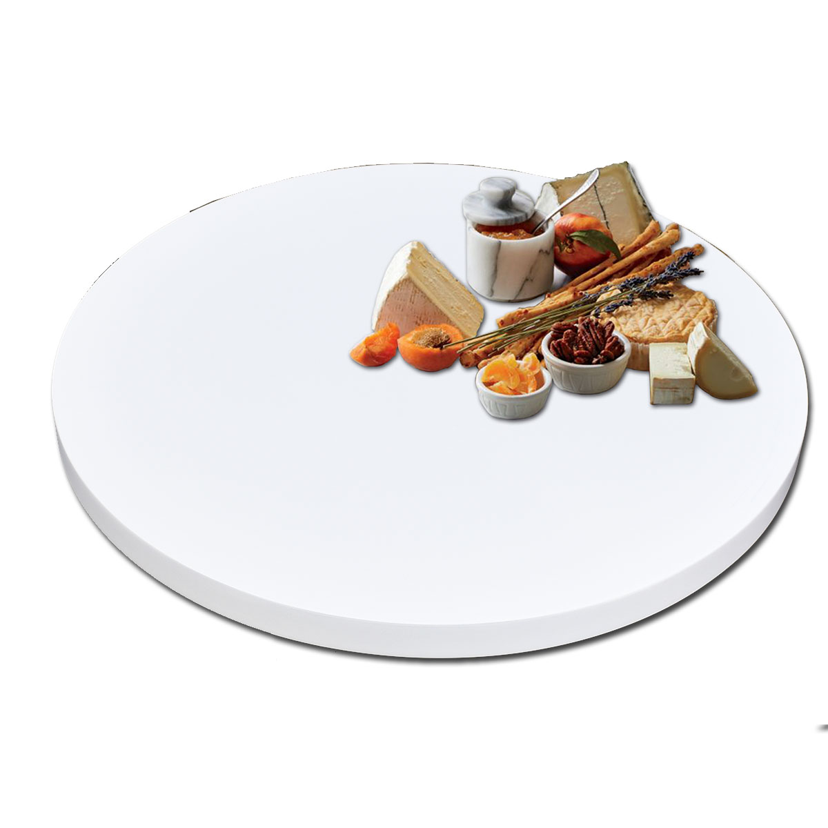 Charola Giratoria 60 cm Blanco