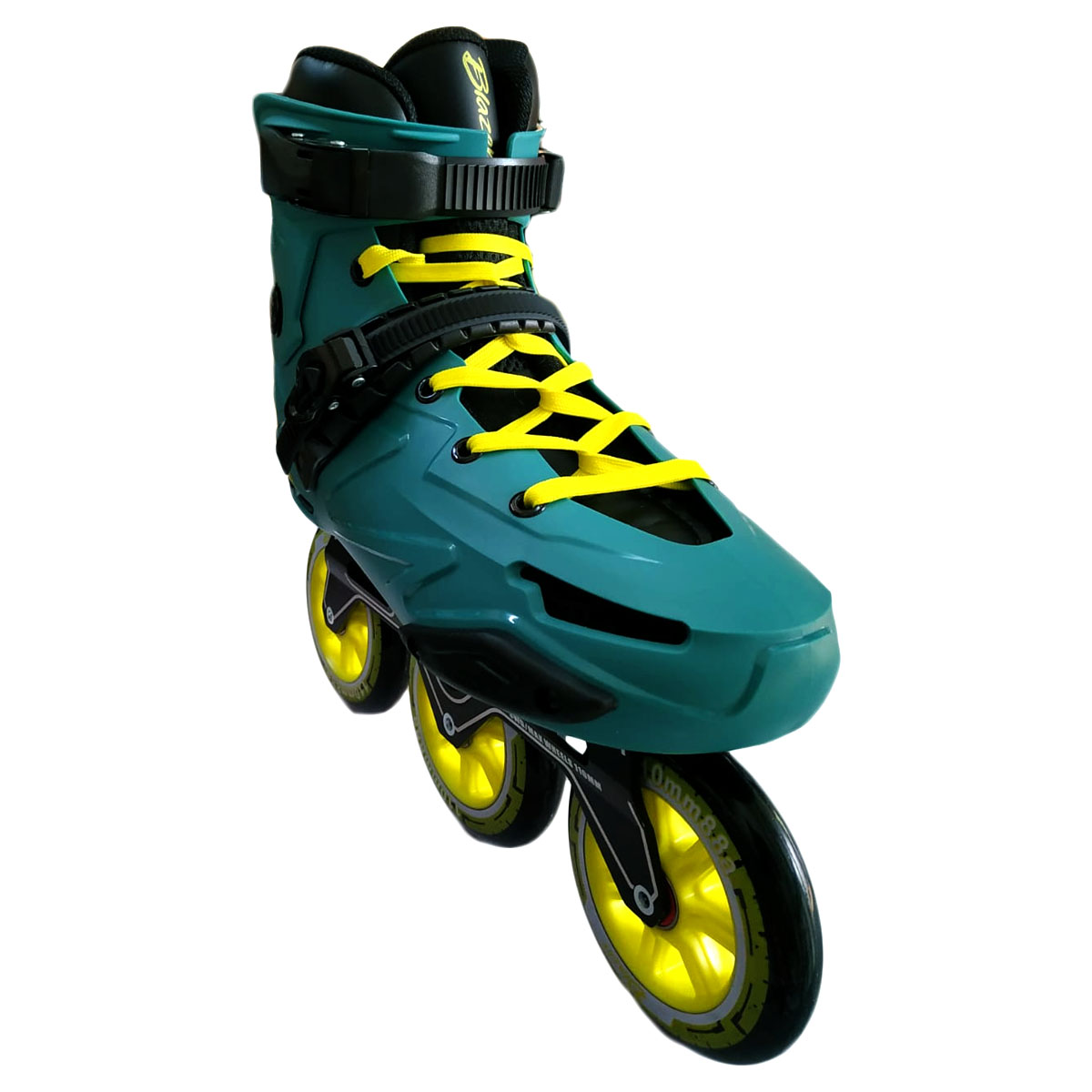 Patines de Velocidad Premium Verde 3 Ruedas