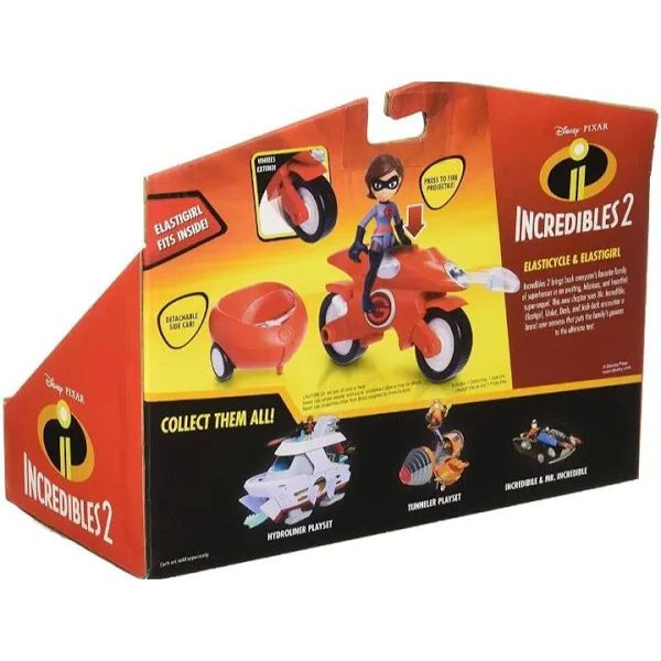 Juguete Increíbles 2 Elasticycle & Elastigirl Pixar Ruz