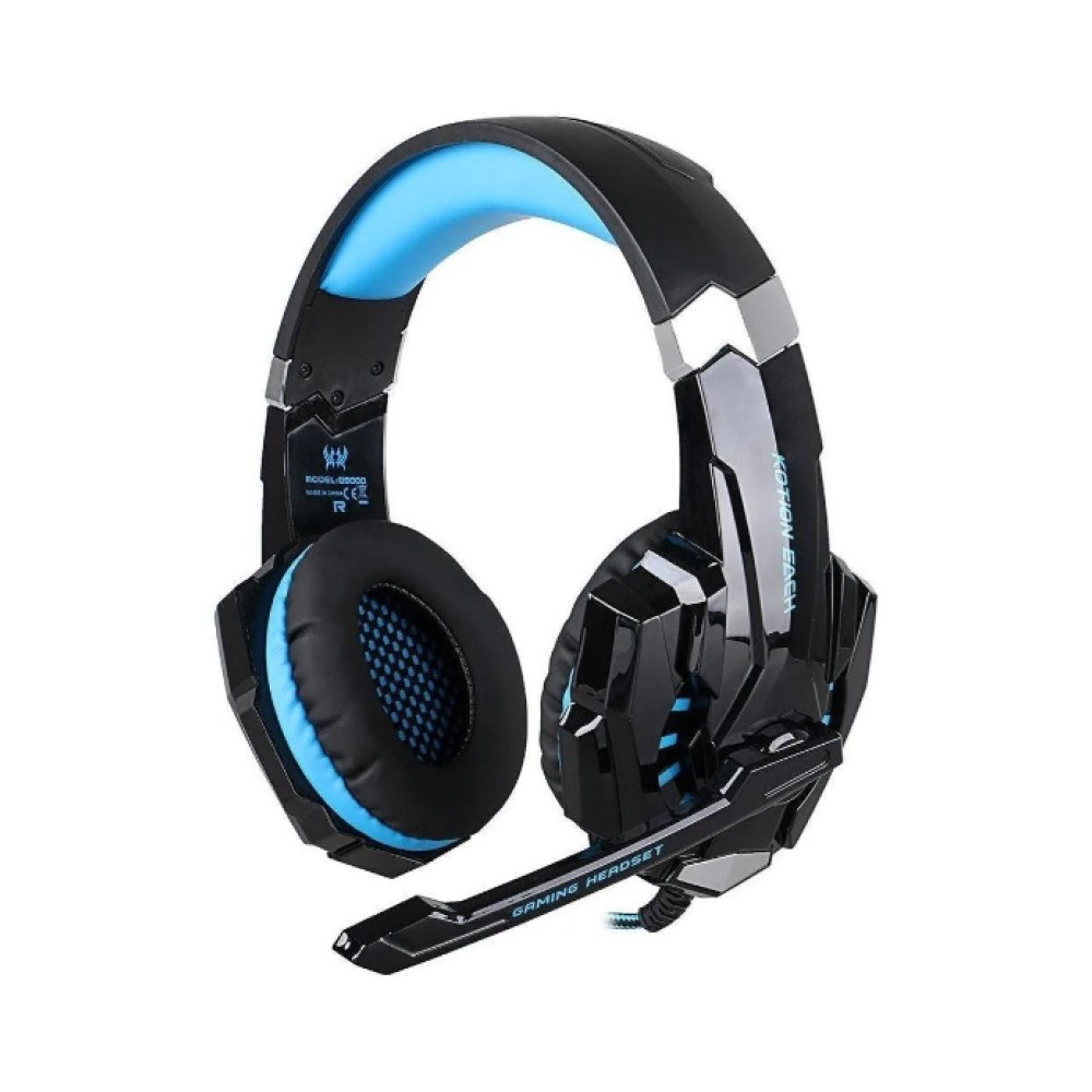 Audífonos Diadema Gamer Con Micrófono Kotion G9000 Color Negro