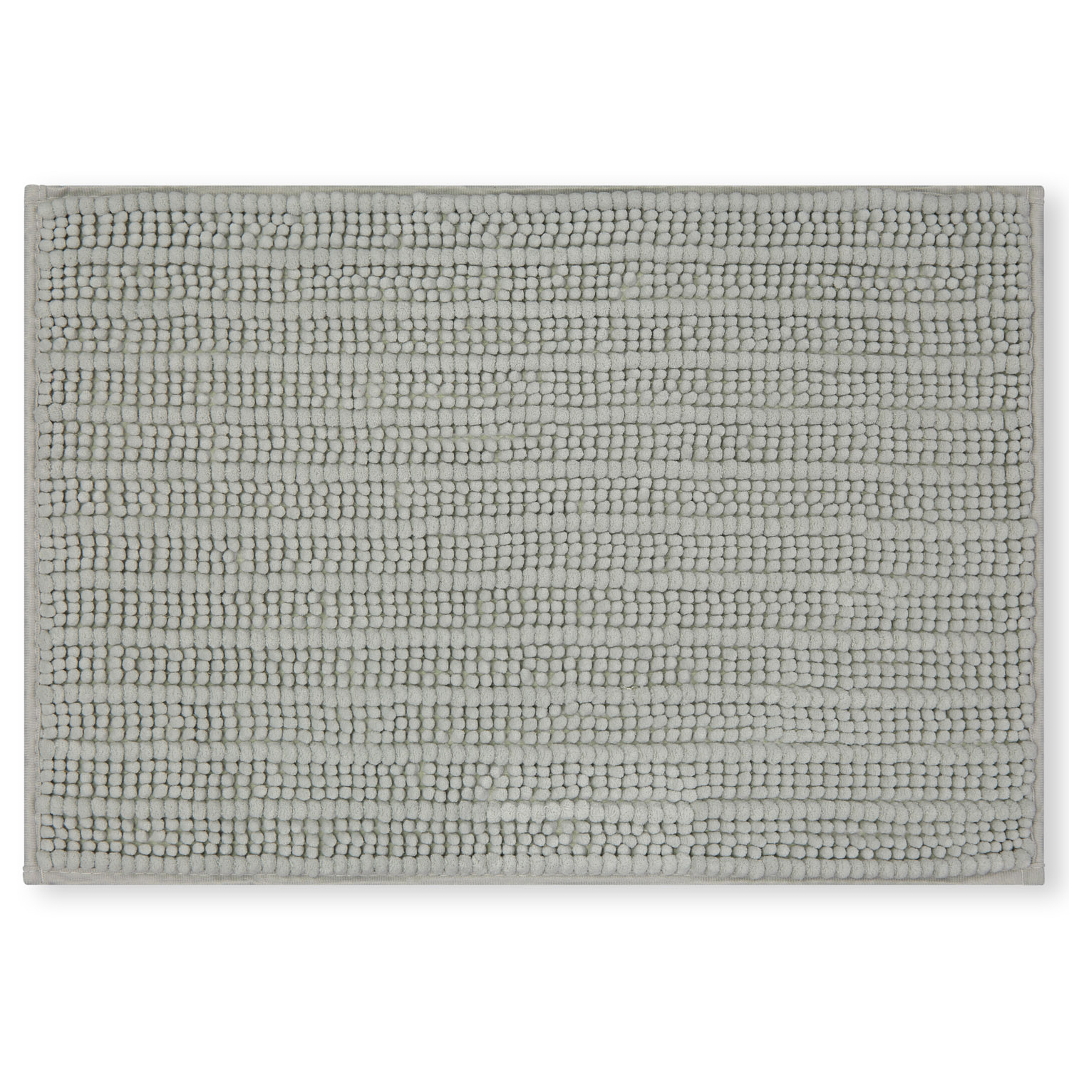 Tapete de Baño Microfibra Lt Grey Rayas Antiderrapante Suave 40x60 cms CasaMia