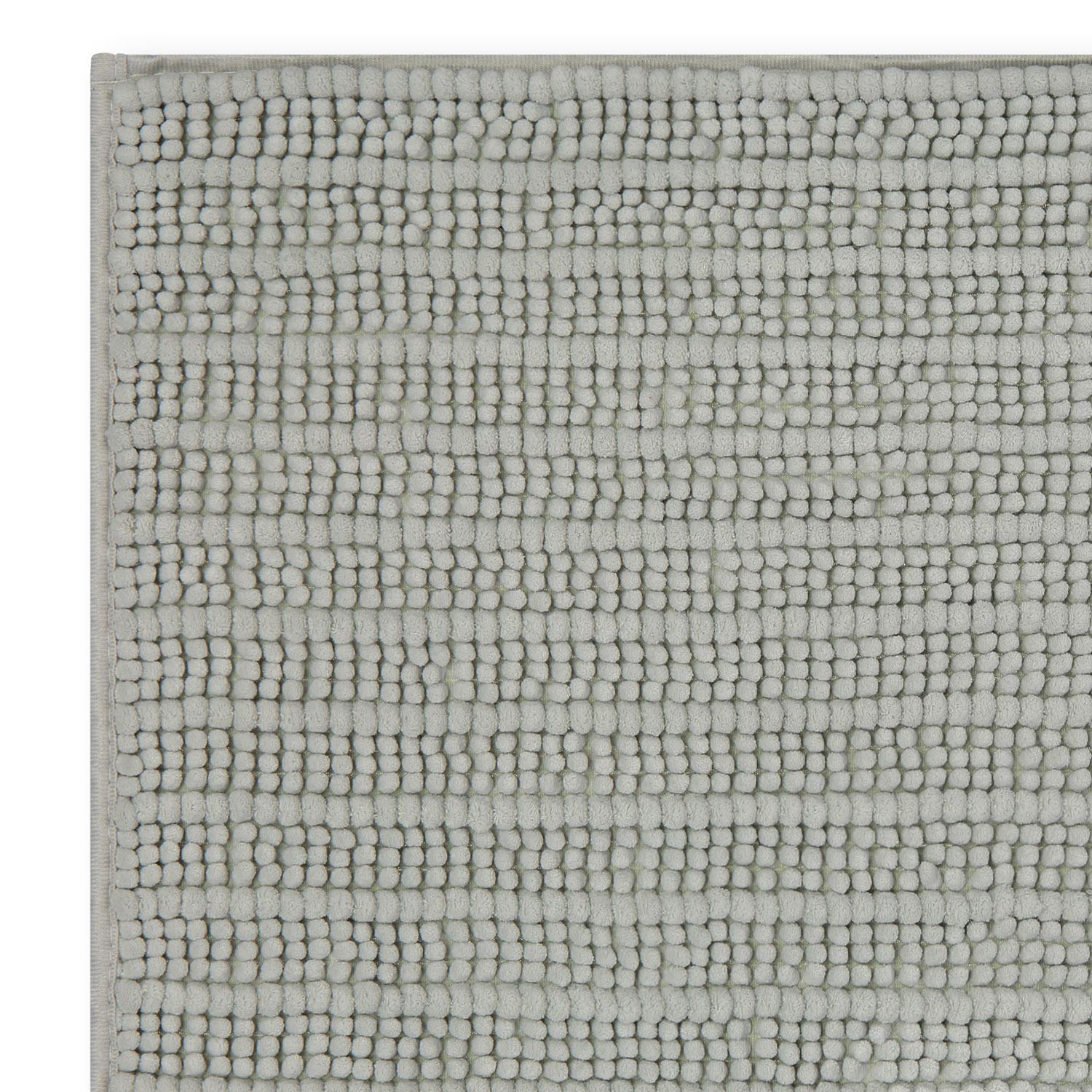 Tapete de Baño Microfibra Lt Grey Rayas Antiderrapante Suave 40x60 cms CasaMia