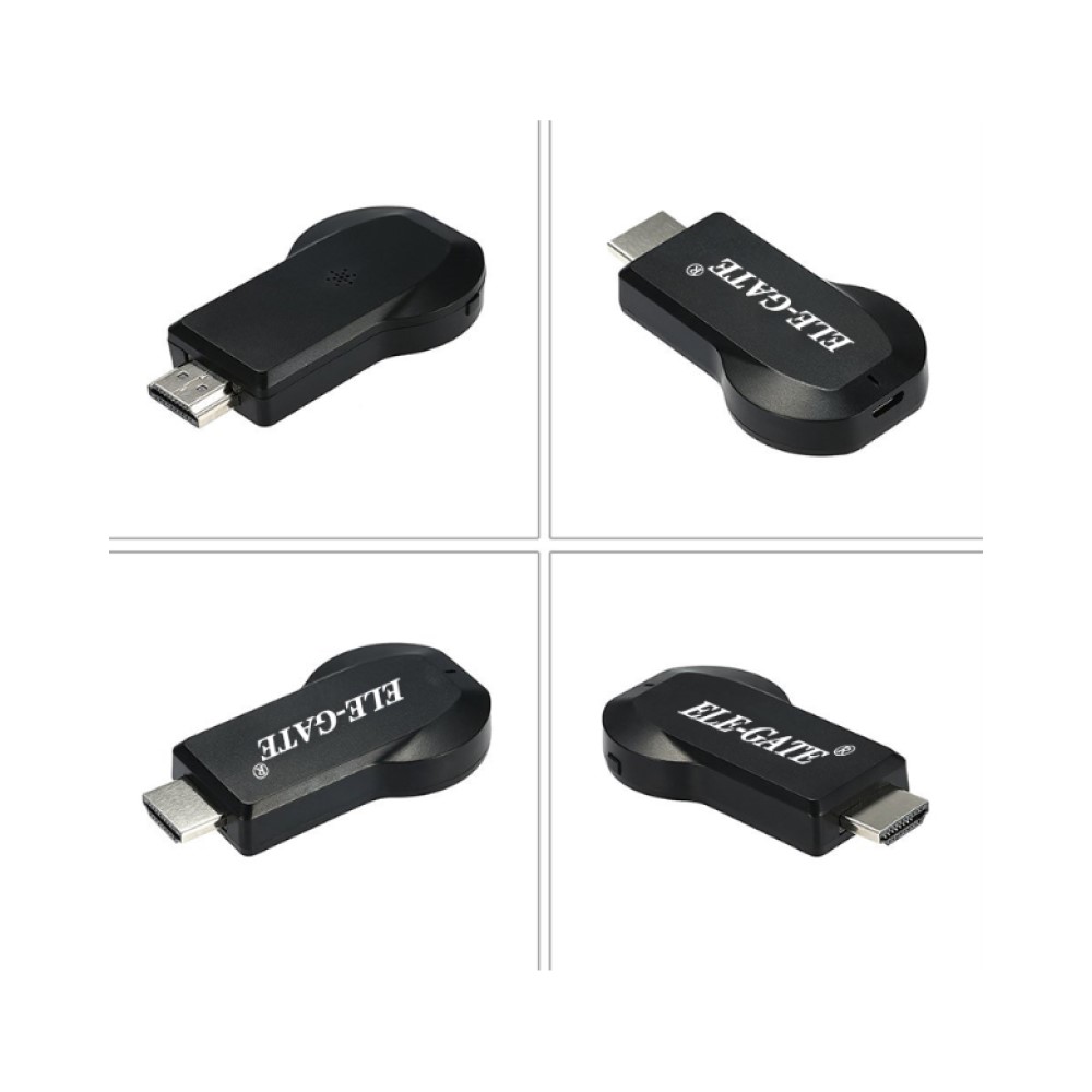 Transmisor Mirascreen Wi-Fi Hdmi Ele-gate Wl12 Color Negro