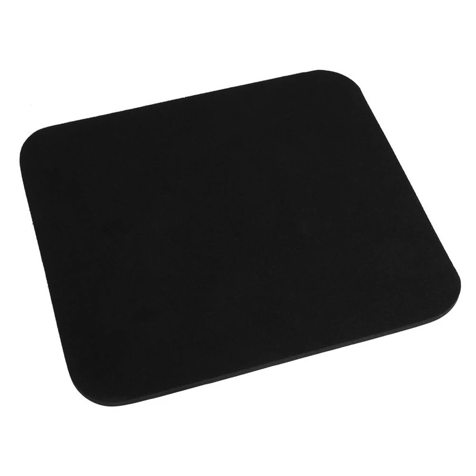 Mouse Pad Negro PC Portatil Computadora Estandar Basico Liso 423526 Trabajo Laptop