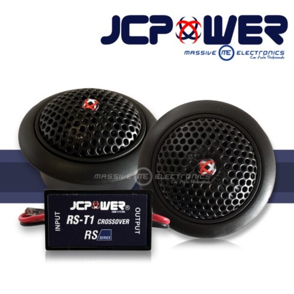 Set De Tweeters 1.9 PLG Jc Power Rs-t1 160w Max + Crossovers