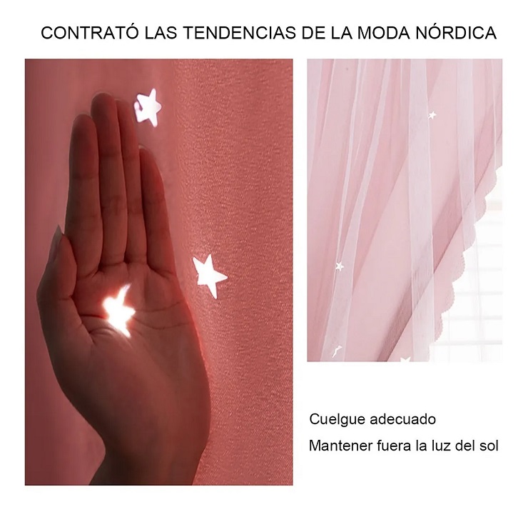 Cortinas Rosas Persianas Oscuras Color Rosa