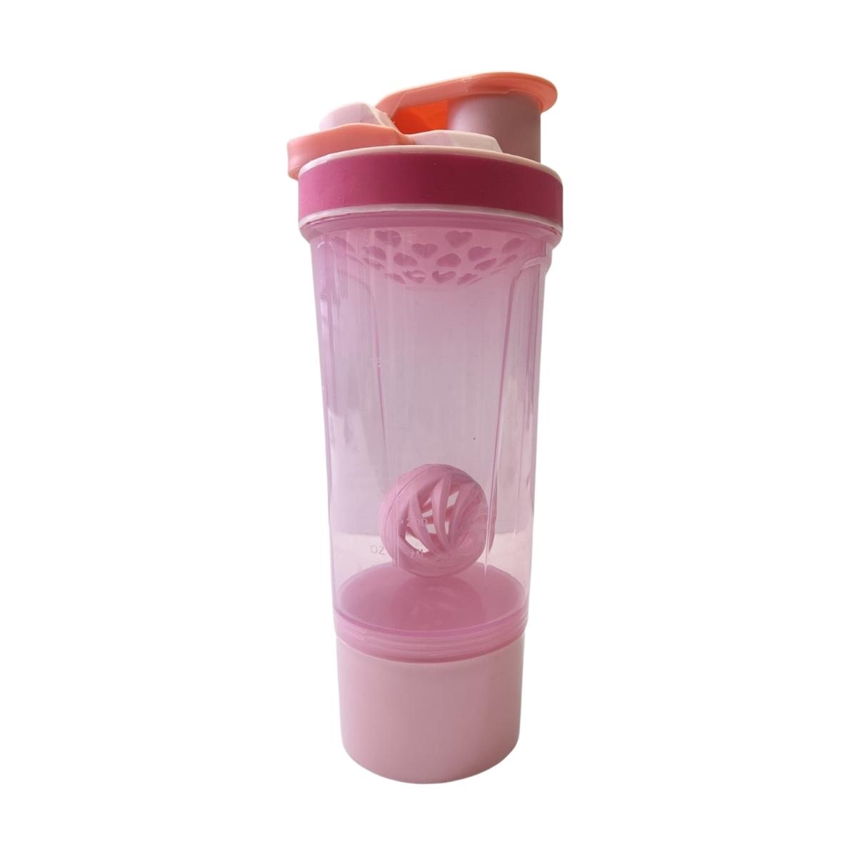 Shaker De Plástico Genérico SHAKER-R Capacidad 700ml. - Rosa