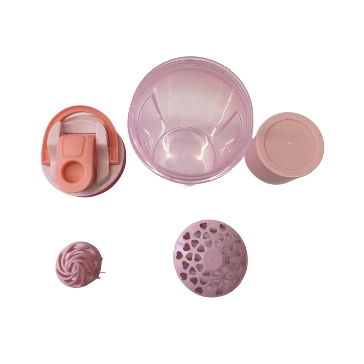 Shaker De Plástico Genérico SHAKER-R Capacidad 700ml. - Rosa