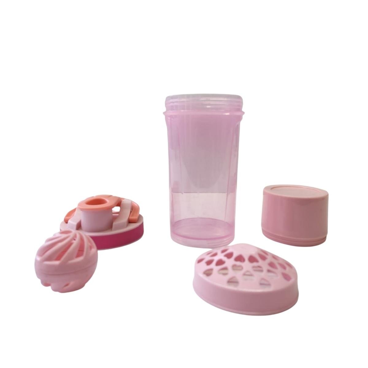 Shaker De Plástico Genérico SHAKER-R Capacidad 700ml. - Rosa