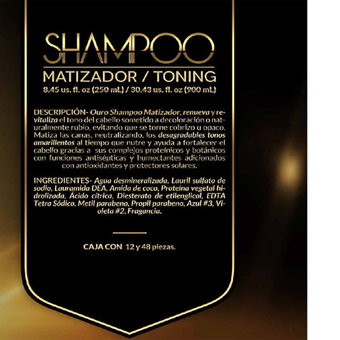 Shampoo Ouro® Matizante Plata 250 Ml