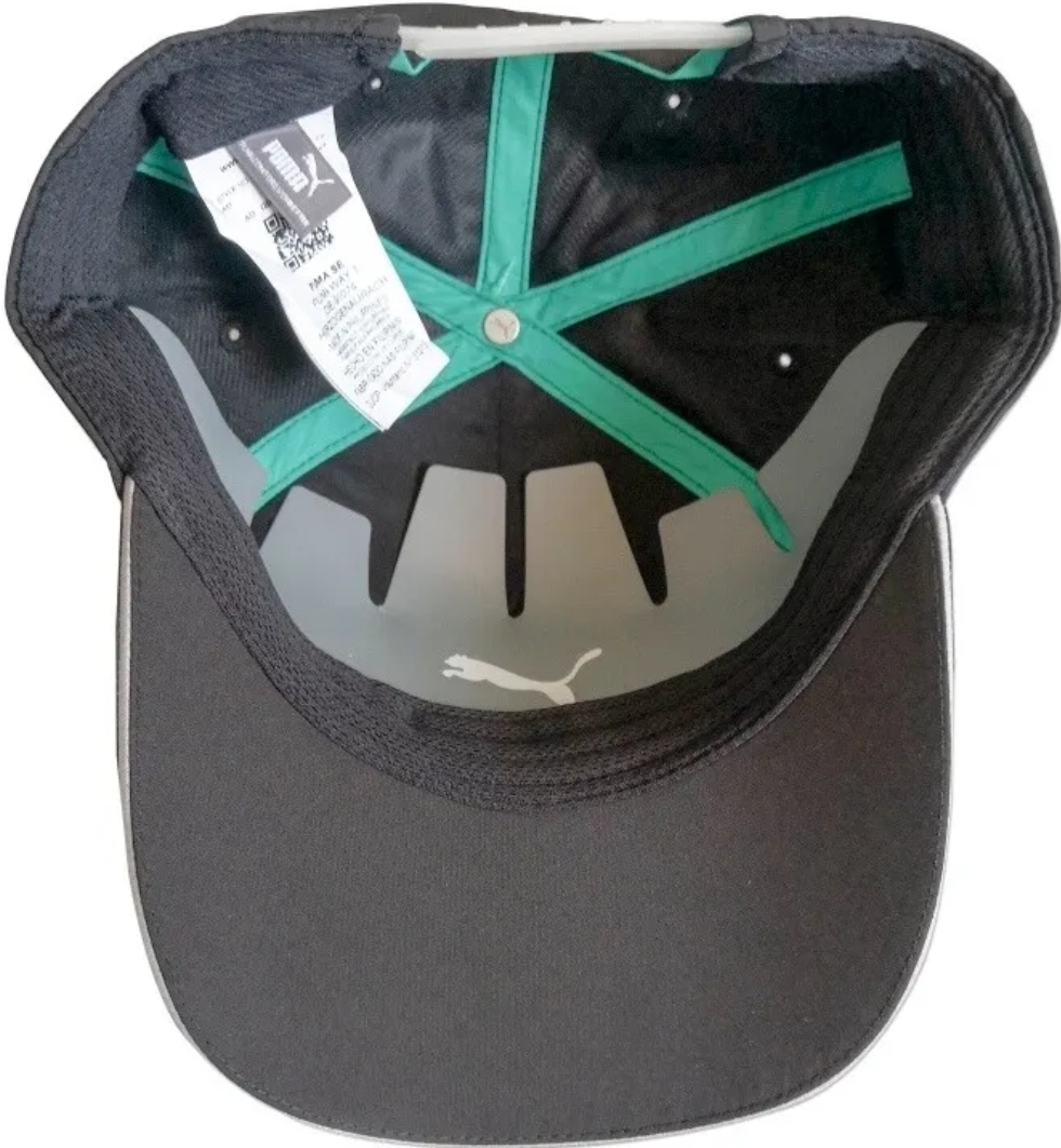 GORRA PUMA MERCEDES BENZ TEAM F1 PLANA PRETONAS 