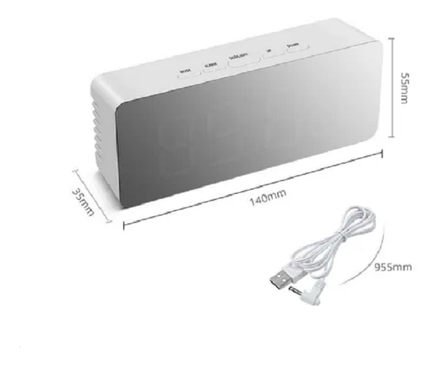 Reloj Espejo Led Digital