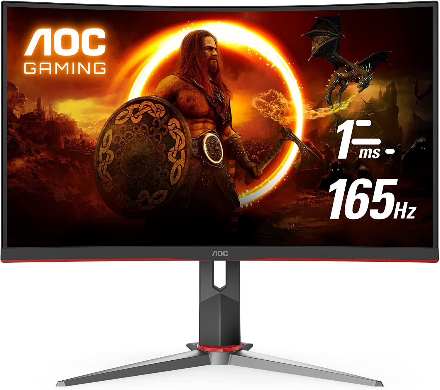 Monitor Gamer AOC CQ32G2S - 32" - 165Hz - HDMI - DisplayPort - Curvo