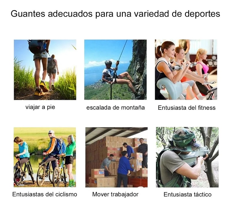  Guantes De Cuero De Medio Dedo