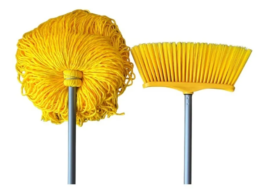 Kit Escoba + Trapeador Premium 