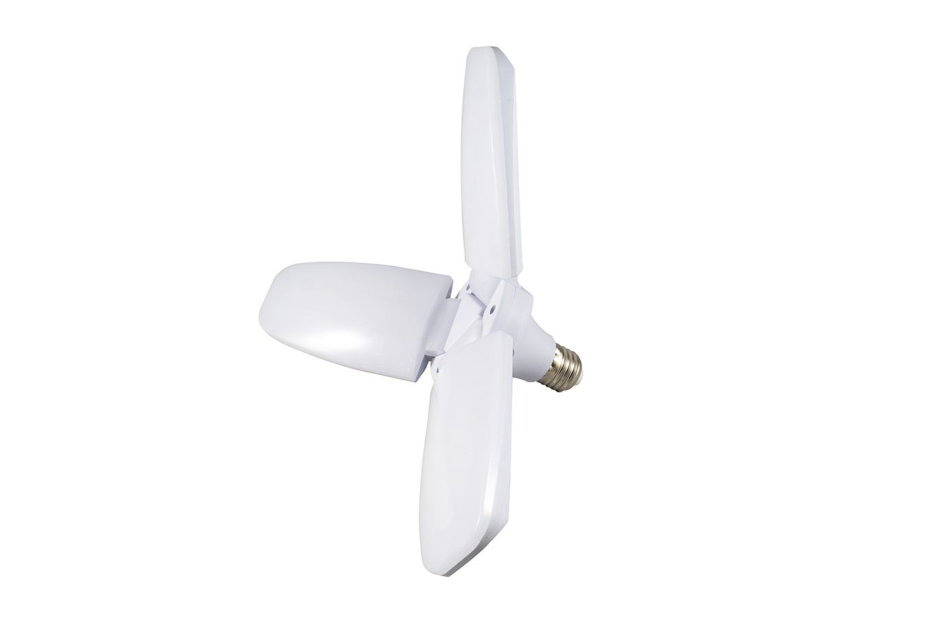 Foco Led Tipo Ventilador 45w 3 Aspas Luz Blanca Opaco