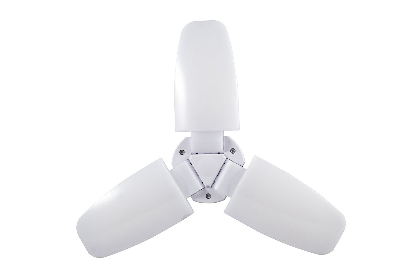 Foco Led Tipo Ventilador 45w 3 Aspas Luz Blanca Opaco