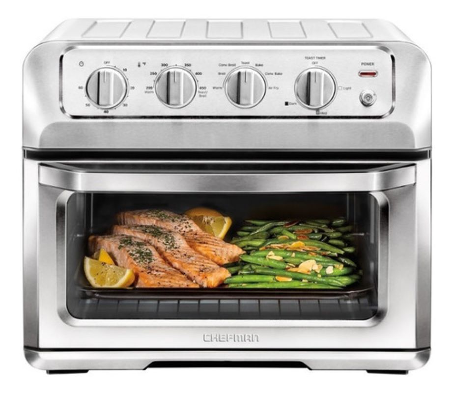 Horno + Freidora Chefman RJ50-SS-M20 Tecnología de Calefacción 