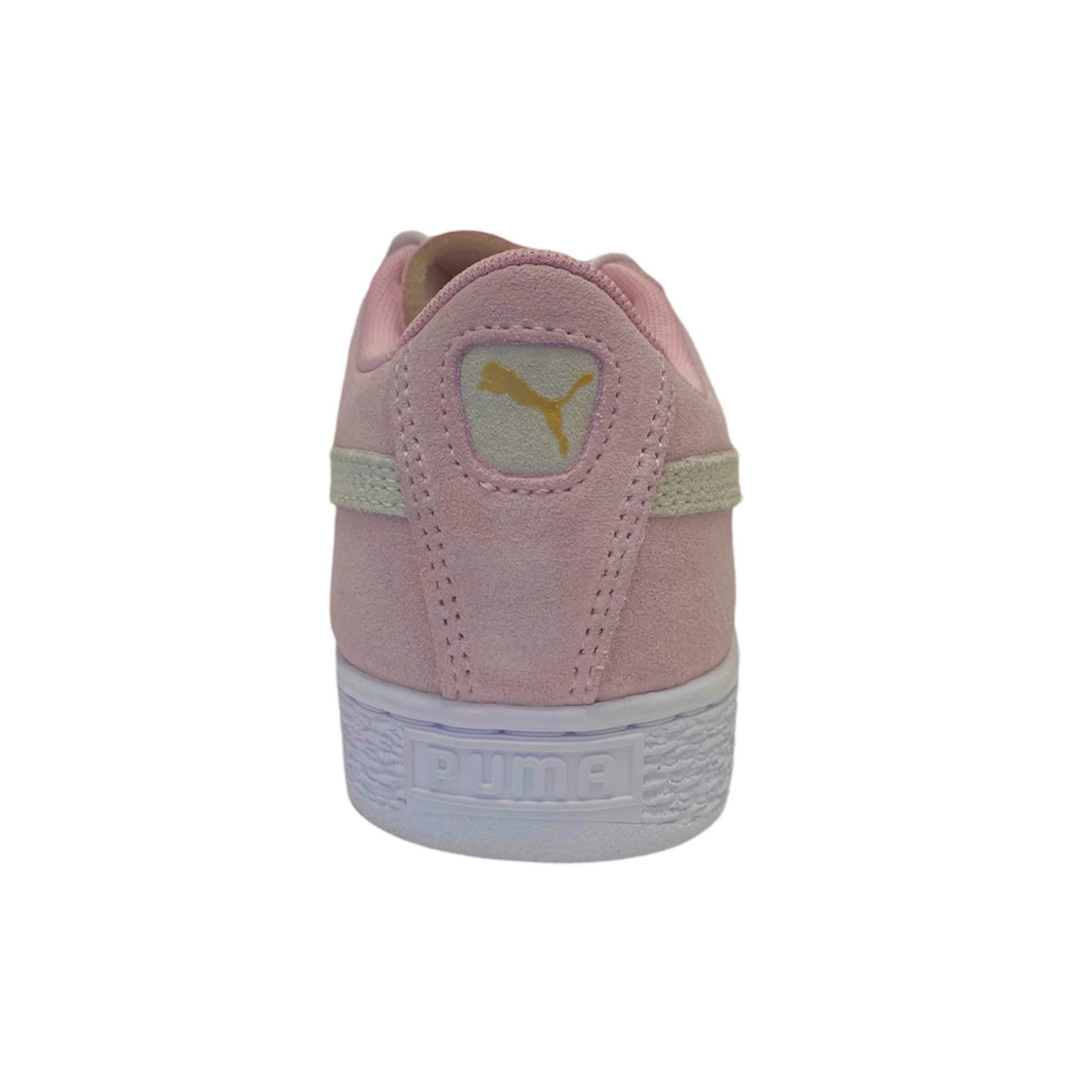 Tenis Puma Suede Jr Rosa Palo/Blanco