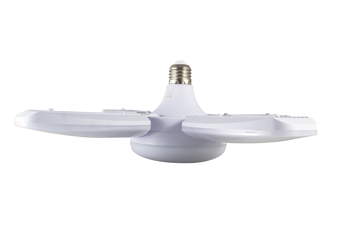 Foco Led Tipo Ventilador 55w 4 Aspas Luz Blanca Opaco