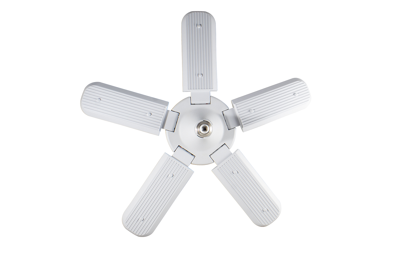 Foco Led Tipo Ventilador 65w 5 Aspas Luz Blanca Ajustable