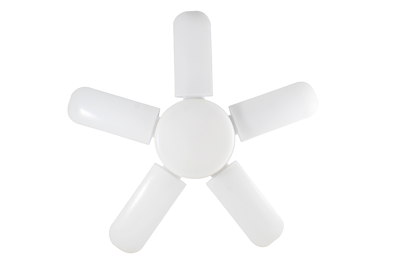 Foco Led Tipo Ventilador 65w 5 Aspas Luz Blanca Ajustable
