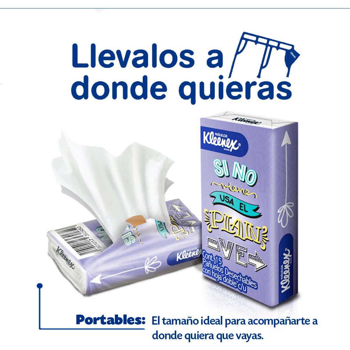 Pañuelos Desechables Kleenex Sella-Pack 536177 24 Piezas CST