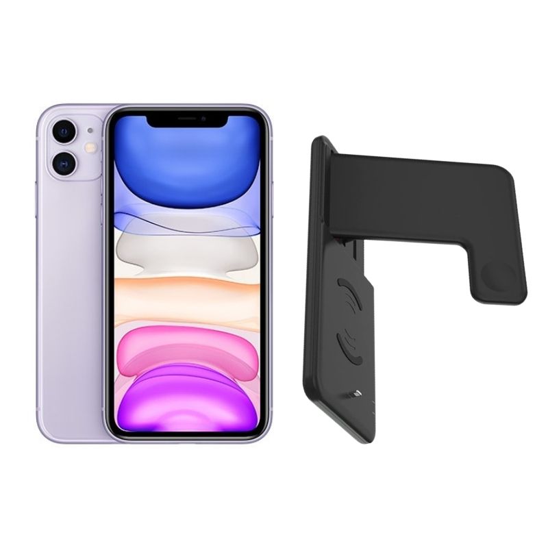 iPhone 11 Morado Reacondicionado 64gb Grado A + Soporte Cargador