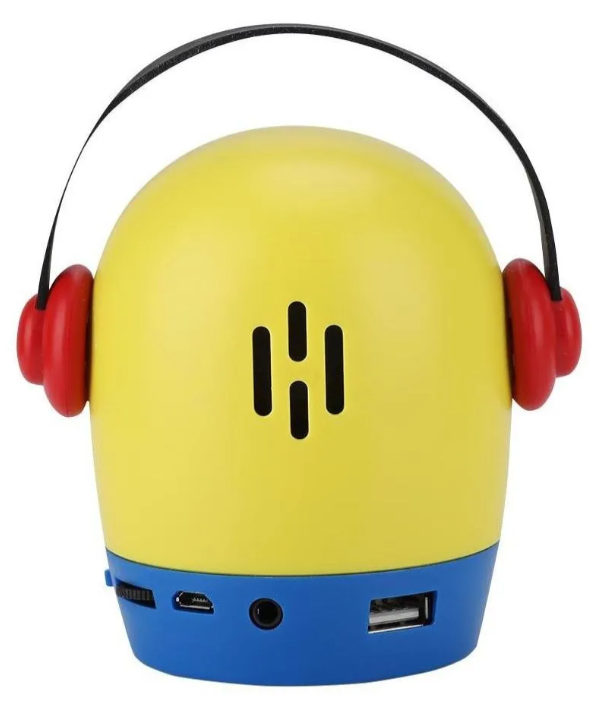Bocina Bluetooth De Minions Despicable Me Recargable Con Ranura Usb