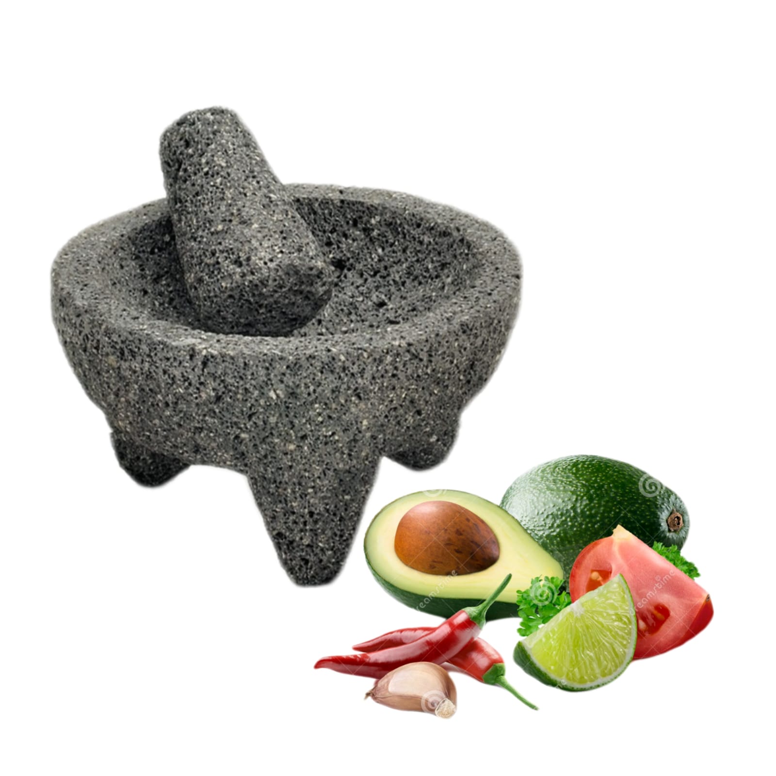 MOLCAJETE ARTESANAL DE PIEDRA 