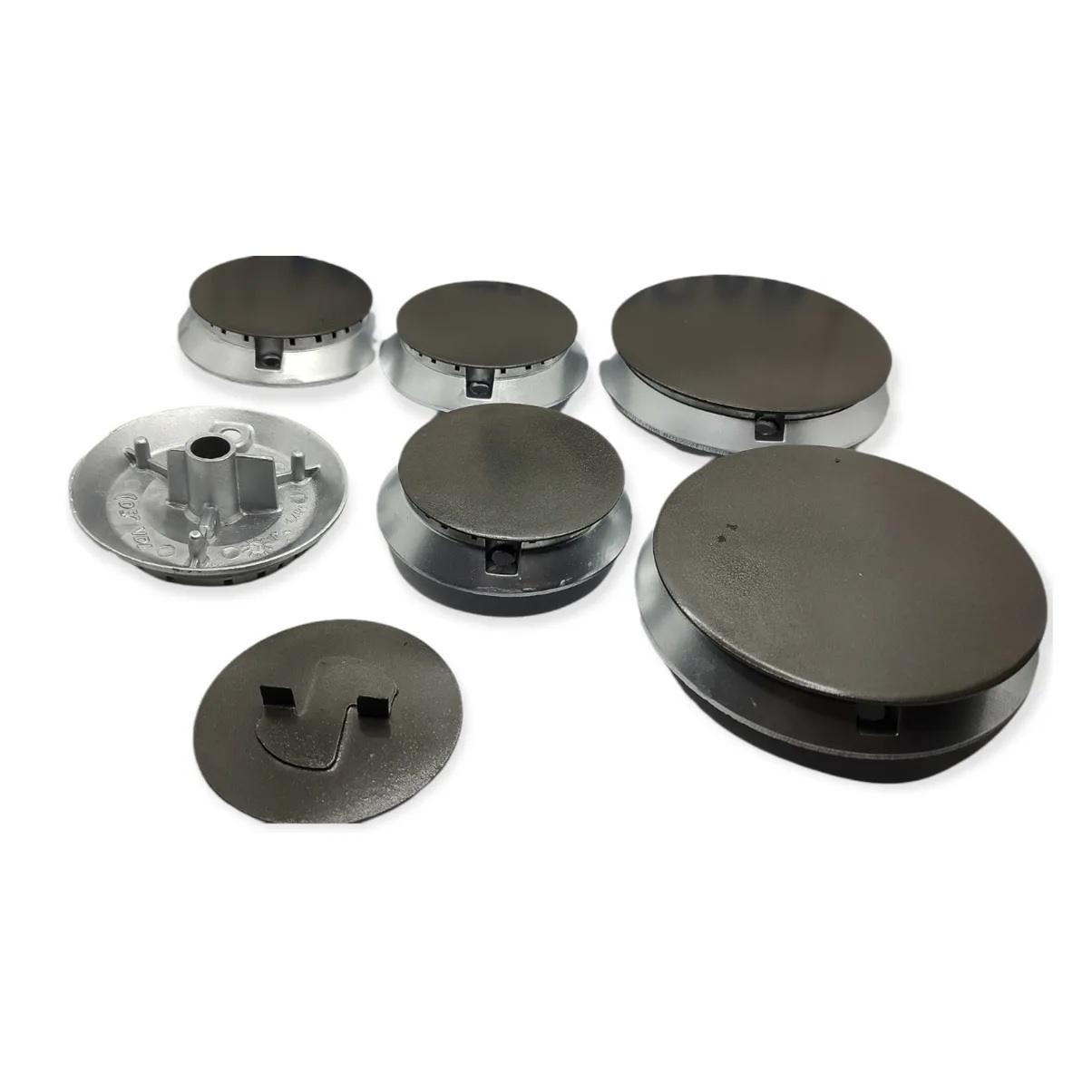 Kit De 6 Quemadores Estufa Acros Whirlpool Original Con Tapa