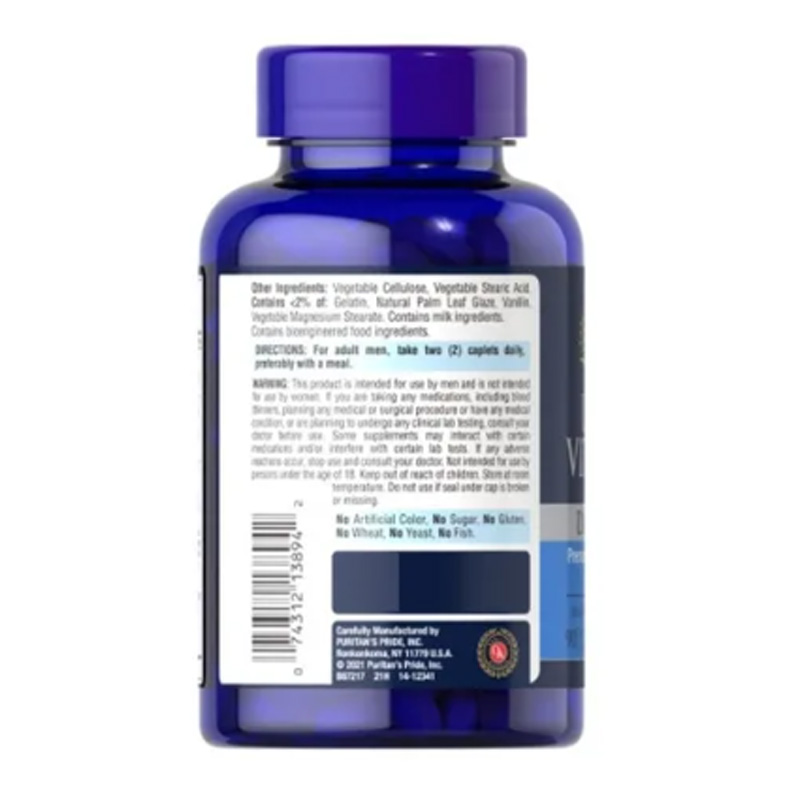 Ultra Vita Man Multivitamínico Hombre Vitamnias + Biotina Puritan's Pride 