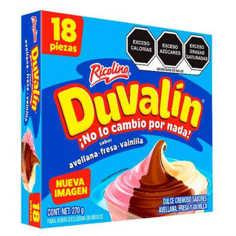 Paquete 12 piezas Duvalin Trisabor de 18 Piezas