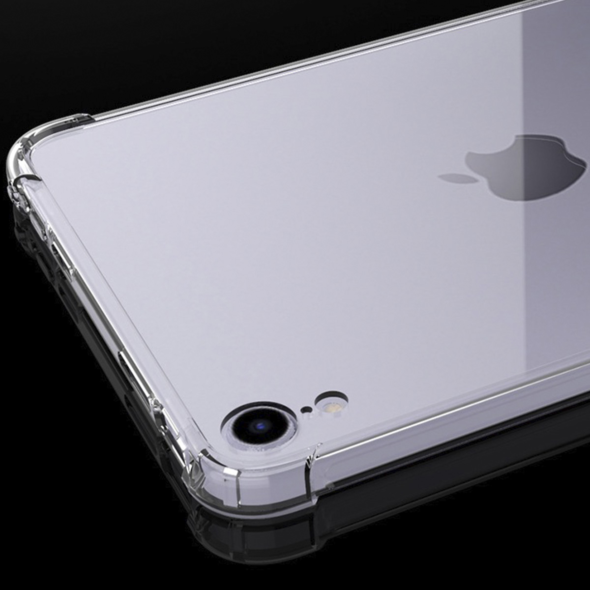 Case Acrigel Airbag Transparente Para iPad Mini 1 2 3 Esquinas Reforzadas + Mica Cristal Templado