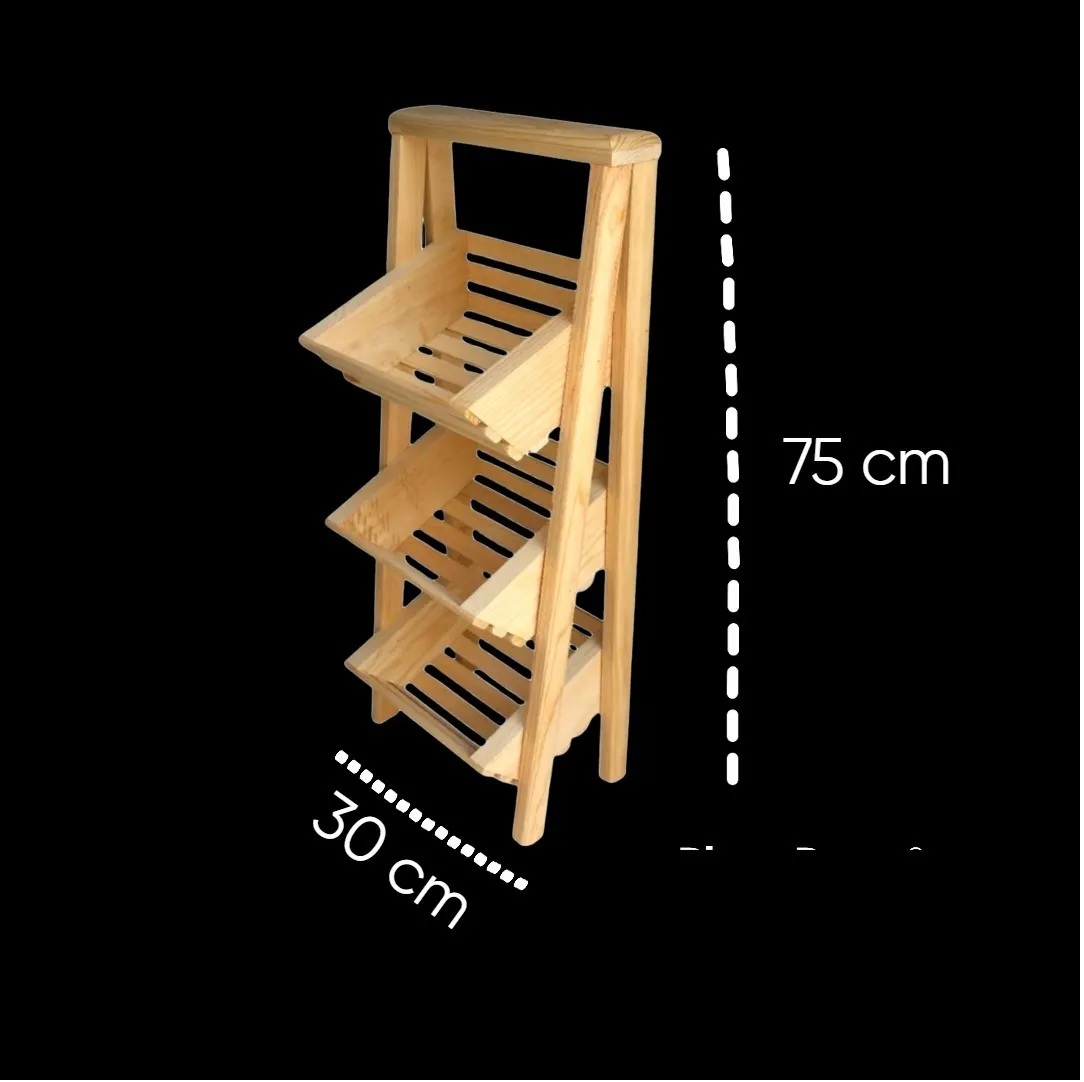 Frutero, Madera, Cocina, Canastas , Organizador, 3 Niveles.
