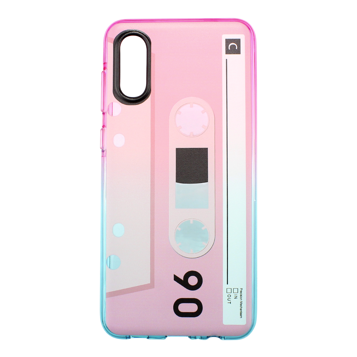 Funda Case Triche para Samsung GALAXY A02 | ( A022 ) Diseño Cassette Casete Rosa Azul