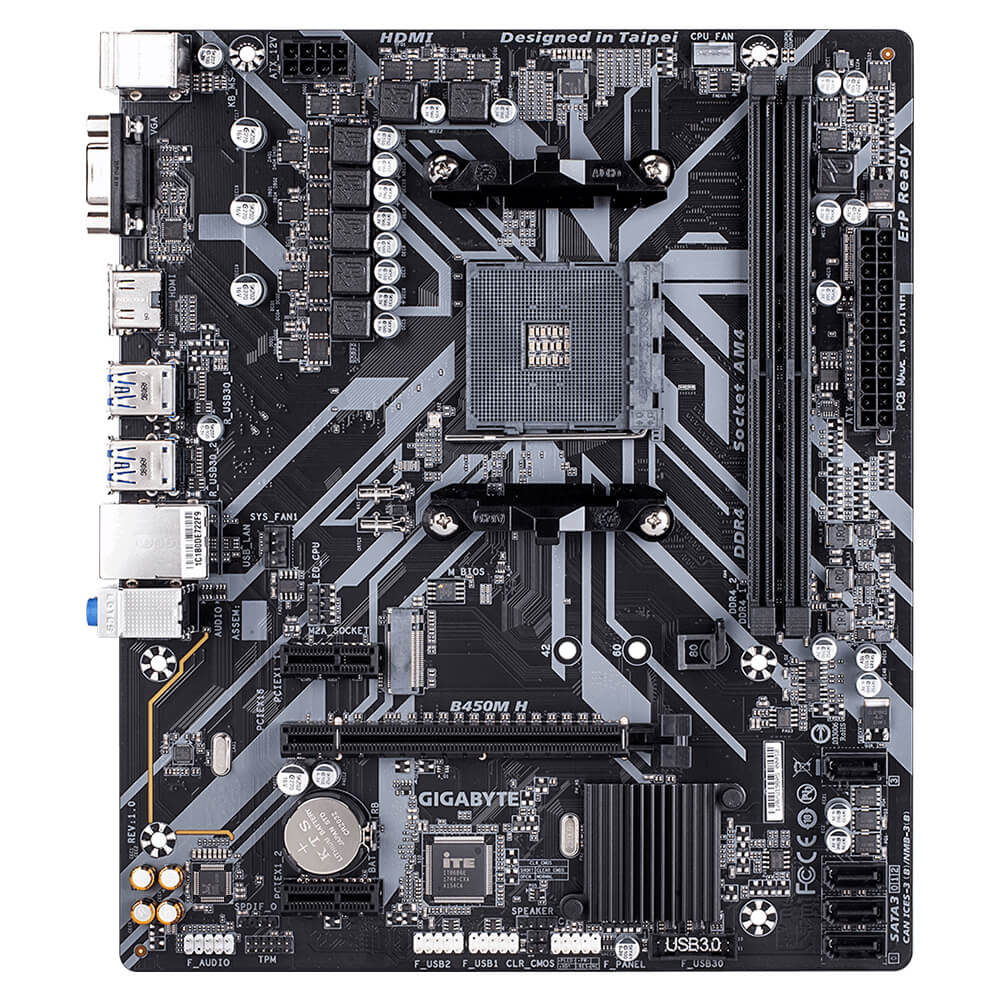 Tarjeta Madre Gigabyte Micro ATX B450M H, S-AM4, AMD B450, HDMI, 32GB DDR4 para AMD 