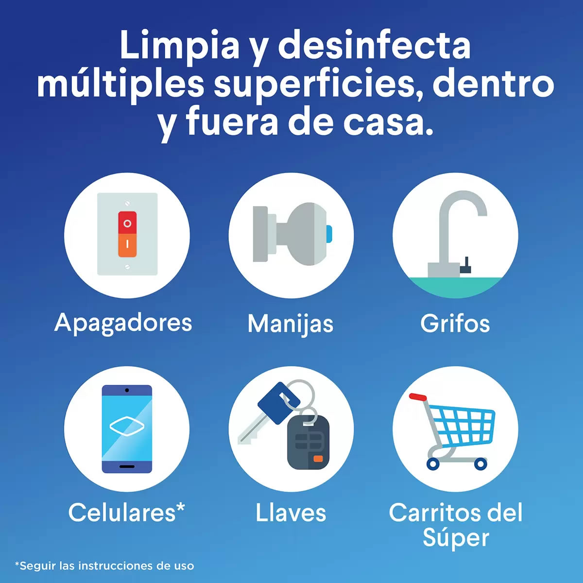 Clorox Toallitas para Limpiar y Desinfectar 5 Unidades / 85