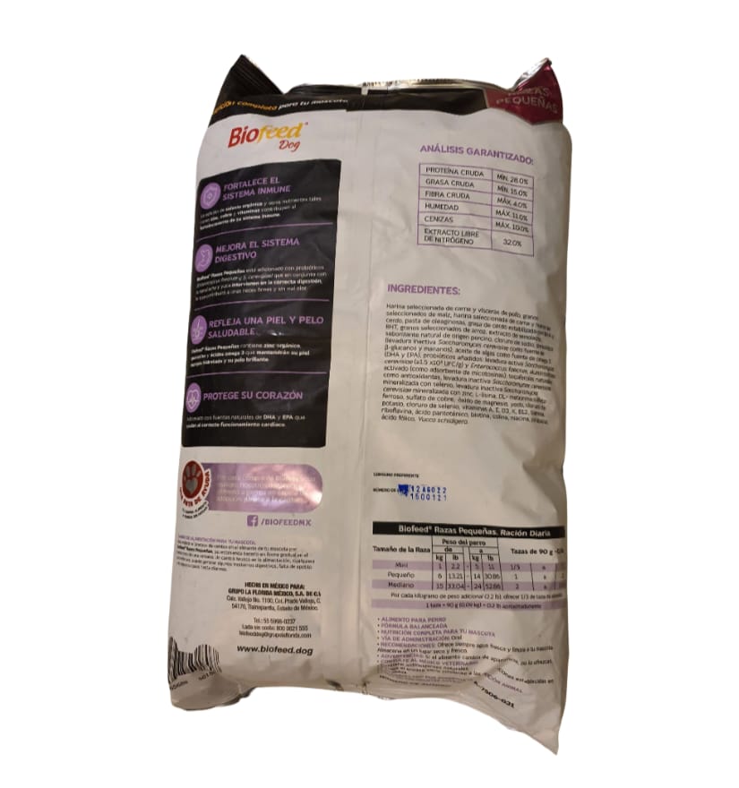 Biofeed Adultos razas pequeñas 2.7 kg