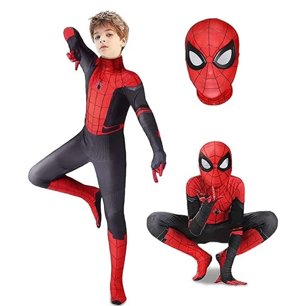 Disfraz Spiderman Heroes Expedition Hombre Araña Niños Cosplay Ropa