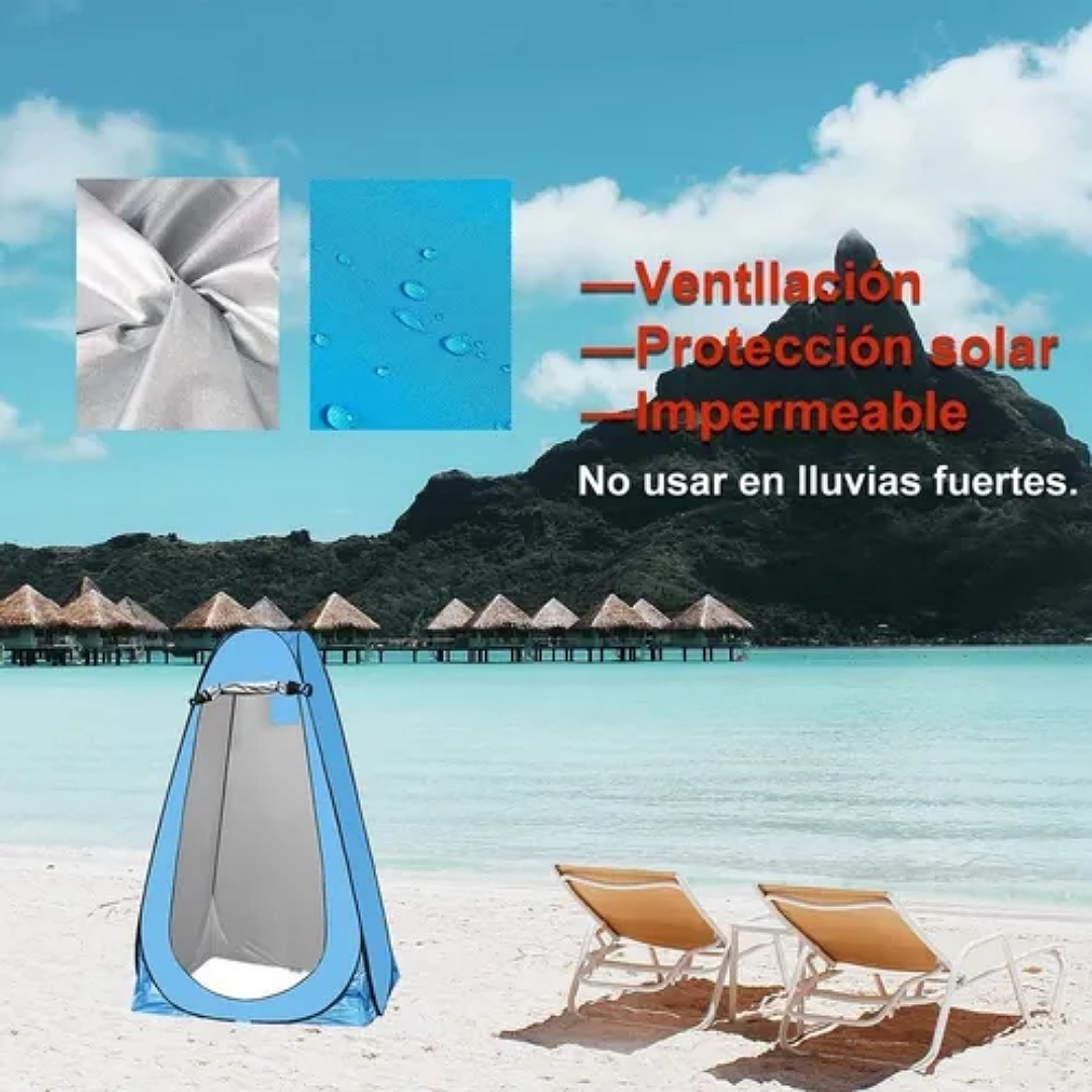 Vestidor Cambiador Portátil Tienda Campaña Pop Up Probador