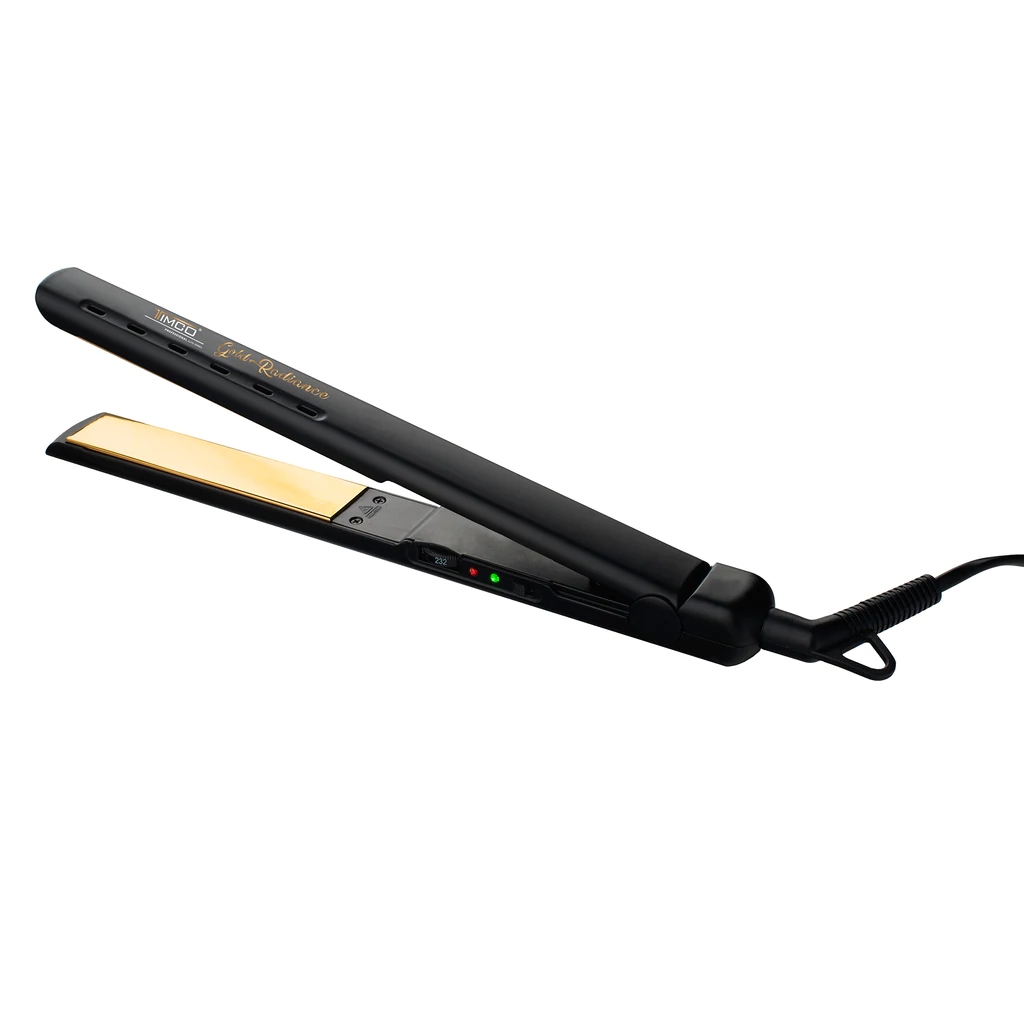 Plancha De Cabello Timco Wet & Dry Gold Radiance Pwdn Negra