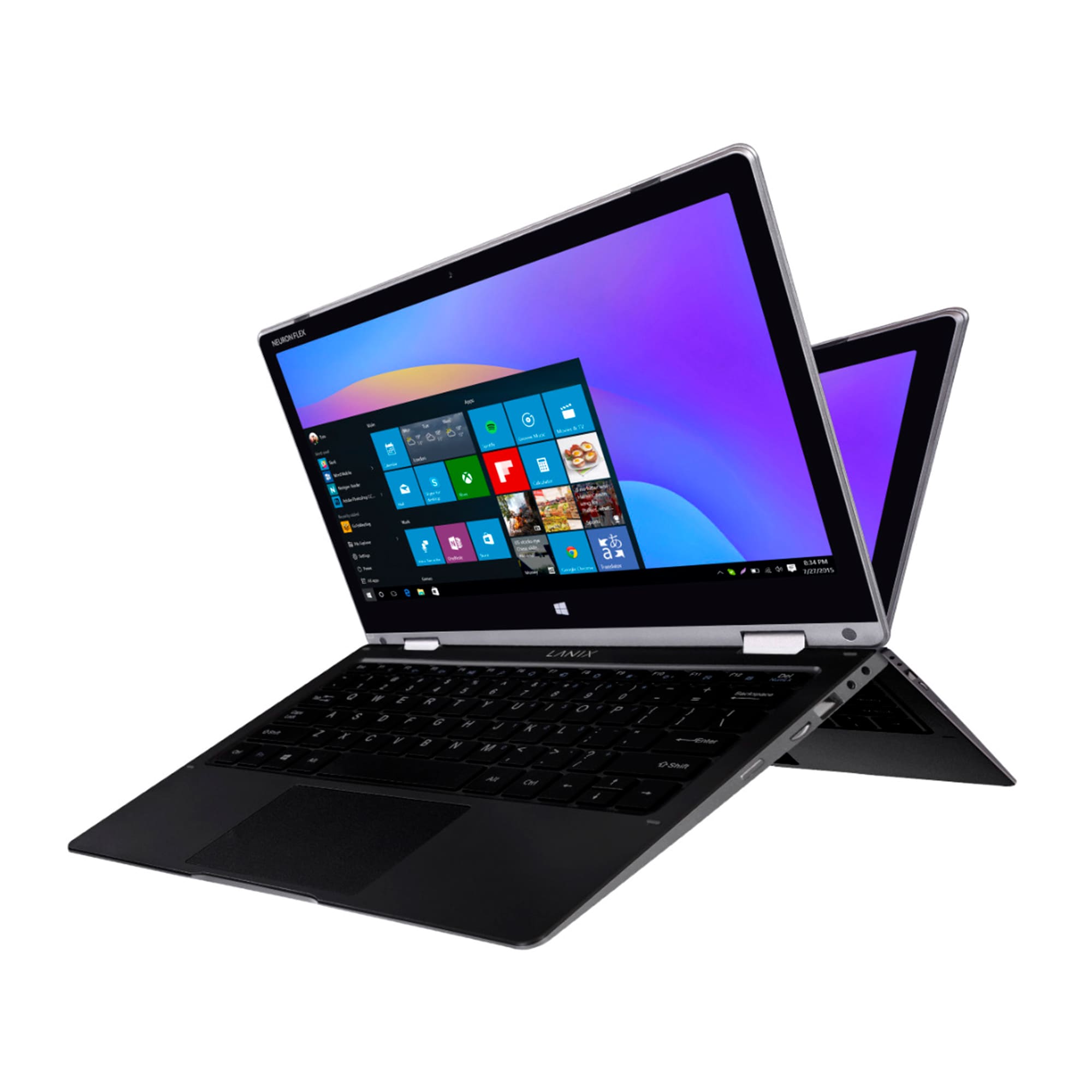 Lanix Neuron Flex (v10) de 11.6'', Touch, Intel Celeron N4020, 4GB RAM, 128GB SSD, Windows 10 Home