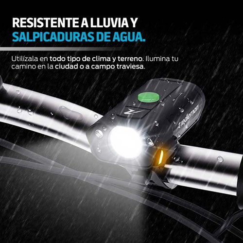 Luz Delantera Bicicleta LED Recargable Contra Agua Redlemon