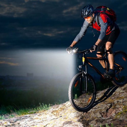 Luz Delantera Bicicleta LED Recargable Contra Agua Redlemon
