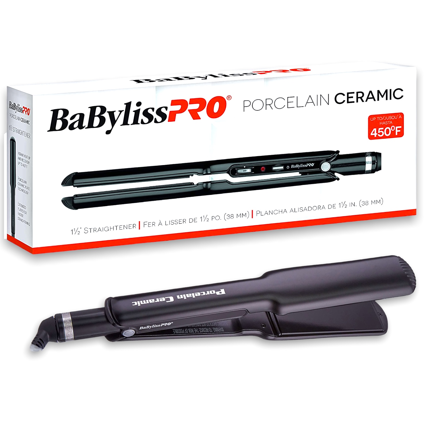 Plancha De Cabello Porcelain Ceramic Babylisspro Bp9559