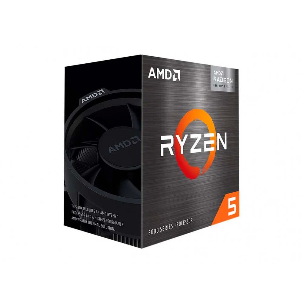 Procesador AMD RYZEN 5 5600G AM4, Con Ventilador, INCLUYE GRAFICOS RADEON 